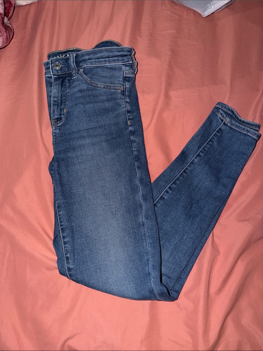 American Eagle Outfitters Dark Blue Skinny Jeans